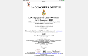 Premier concours officiel des OURS D’occitanie