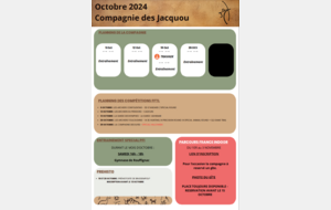 Programme du mois d'octobre